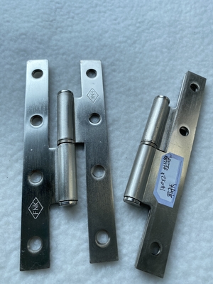 Flat Head H Hinges Nickel Plated 140mm*55*2.5mm For Cabinets