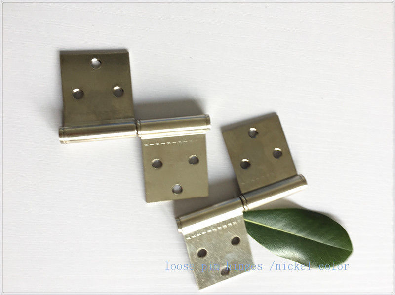 Anti Rust Heavy Duty Fence Hinges Nickel Plated Easy Assembly