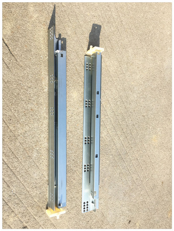 1.4*1.4mm Undermount Drawer Slides , Kitchen Cabinet ...