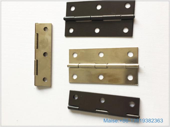 Zinc Plated Heavy Duty Door Hinges Wooden Packing Yellow Color 6 Pair