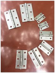 Locked Pin Bulk Packing Metal Door Hinges With Screws Unpolished Bright Color