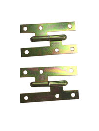 Yellow Zinc Plated MS 110x55 H Cabinet Hinges Flat Head Heavy Duty