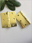 Square Polished Painting Metal Hinges 4 Inch Size Anti Rust For House Gate