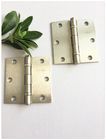 Two Ball Ball Bearing Hinges For Interior Doors Satin Nickel Steel High Durability