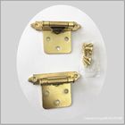 Self Closing Commercial Spring Loaded Door Hinges For Furniture Hardware Bright Brass Plated