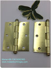 Loose Pinbrass Ball Tip Hinges Lift Off Bright Brass Plated Smooth Surface