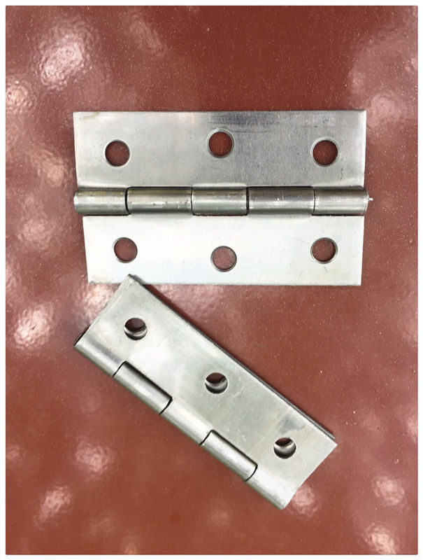 Nickel Plated Kitchen Metal Door Hinges , Steel Door Hinges High