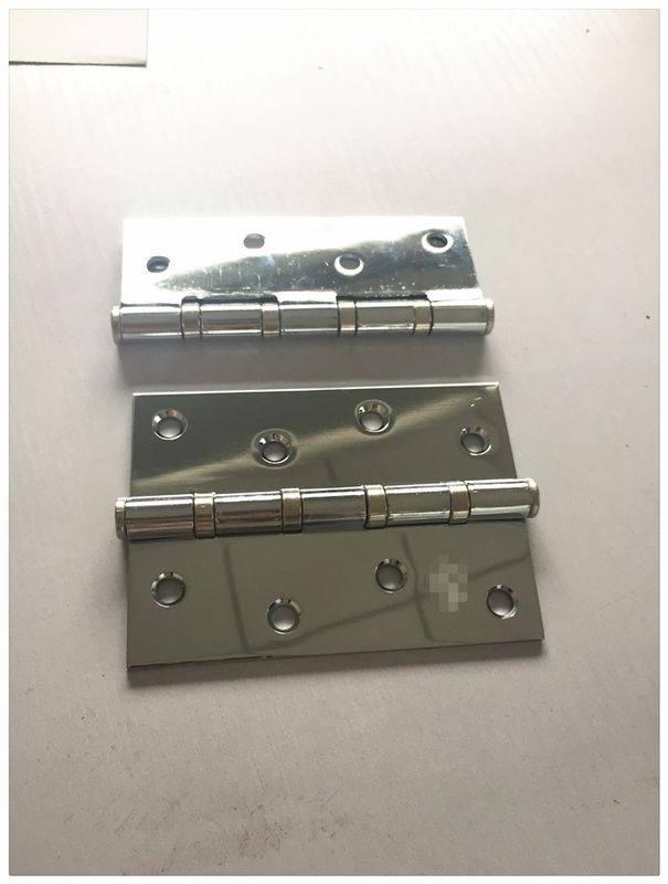 Cp Chrome Plated 4 Inch Ball Bearing Hinges  Brassplated High Precision Design