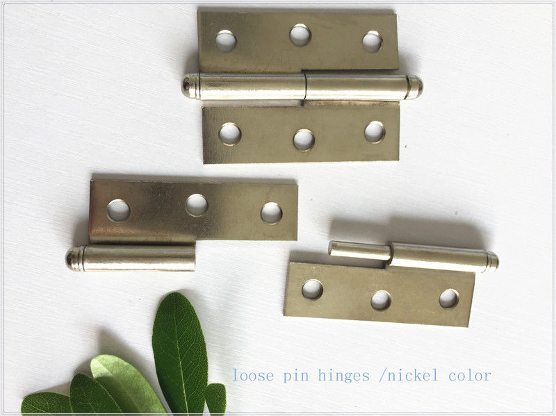 Modern Design Security Door Hinge , Entrance Door Hinges Loose Pin Life Off