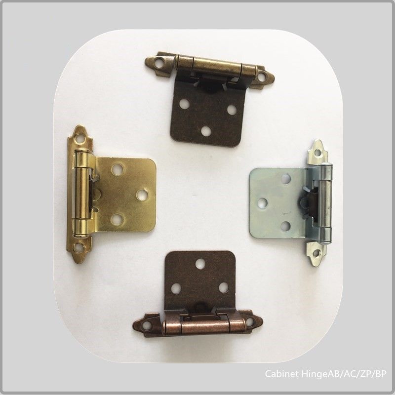 Brass Color Chrome Butterfly Cabinet Hinges Butt Type High Performance