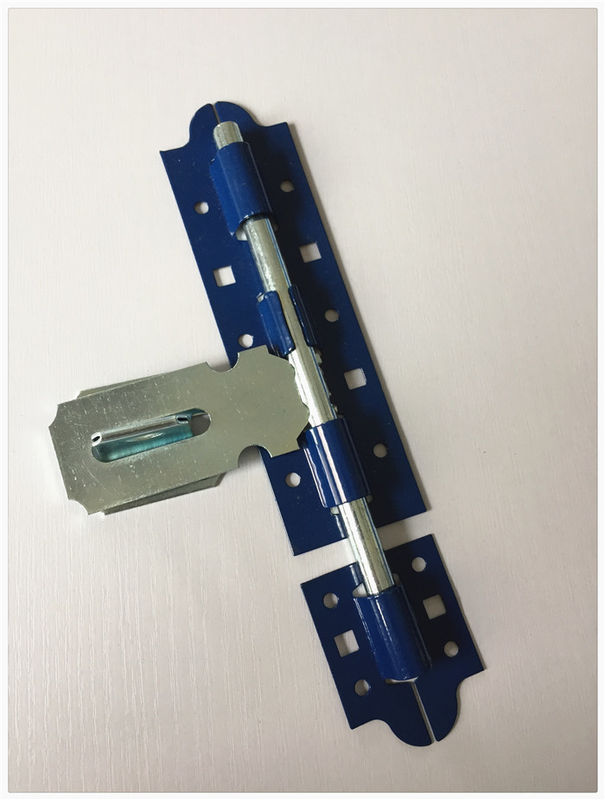 Blue Color Door Latch Hardware 6&quot;  Long Durability High Precision Design