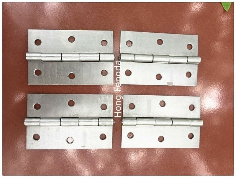 Unpolished Economical Metal Door Hinges Brass Plated Nickel Plated Light Weight
