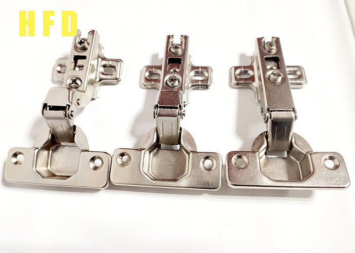 Steel nickel plated 261 Type Kitchen Full Inset Cabinet Hinges 60G Two Hole