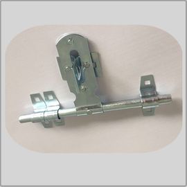 Nickel Plated Lockable Door Bolt , External Door Latch  White Zinc Surface Polish