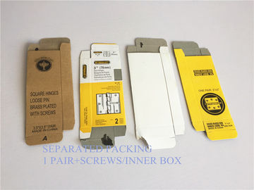 3.5" Small Size 4 Ball Bearing Door Hinges , Satin Nickel Plated Indoor Door Hinges  Loose Pin Type