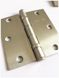 Ove Flat Head Security Door Hinge  Satin 2 Bb Steel Circle Smooth Surface Finish