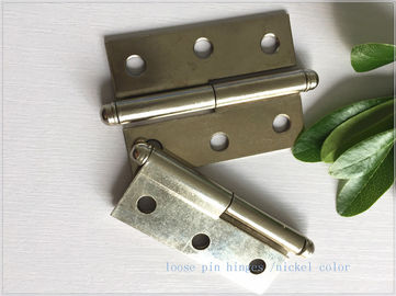 Nickel Plated Security Gate Hinges , Shed Security Hinges Water Proof