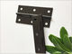 Brown Color Heavy Duty Gate Hinges Fixed Pin Water Proof Small Size