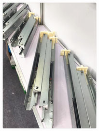 1.4*1.4mm Undermount Drawer Slides , Kitchen Cabinet Drawer Slides Push To Open