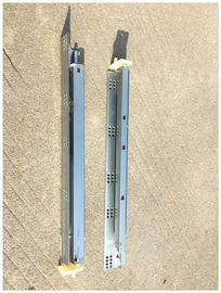 1.4*1.4mm Undermount Drawer Slides , Kitchen Cabinet Drawer Slides Push To Open